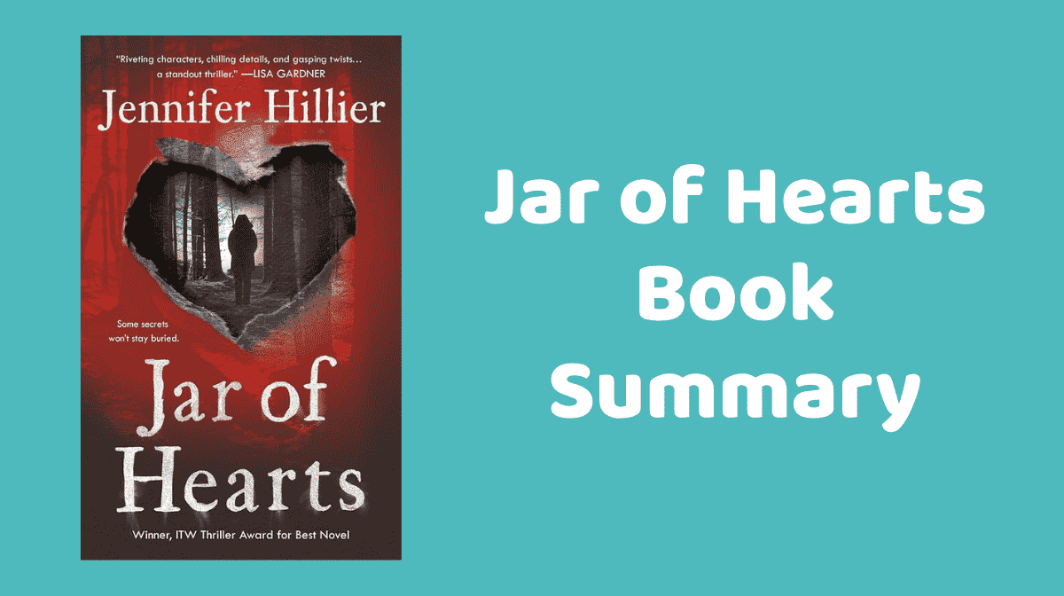 Book cover graphic for the jar of hearts book summary showing