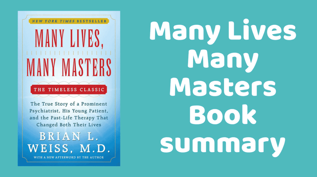 Graphic for the many lives many masters book summary showing