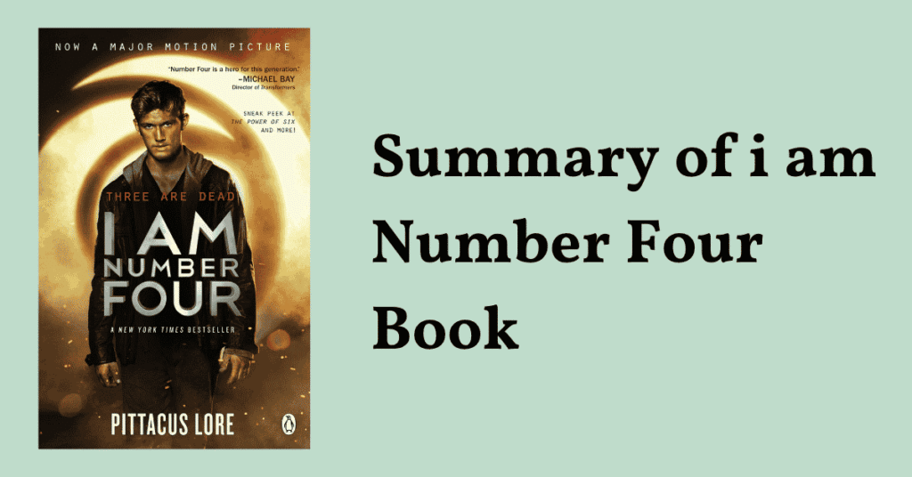 The cover of Pittacus Lore's sci-fi novel featured in our i am Number Four Book summary.