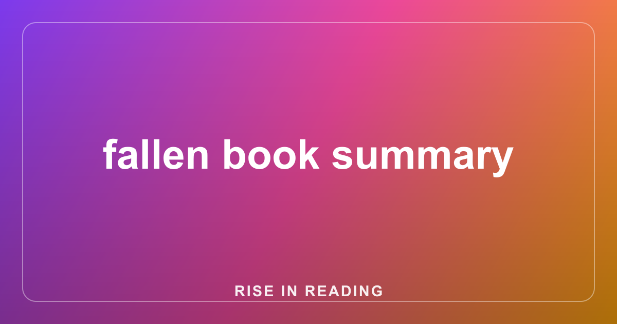 fallen book summary