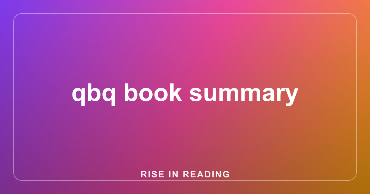 qbq book summary