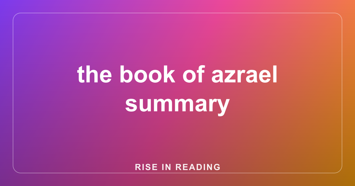 the book of azrael summary
