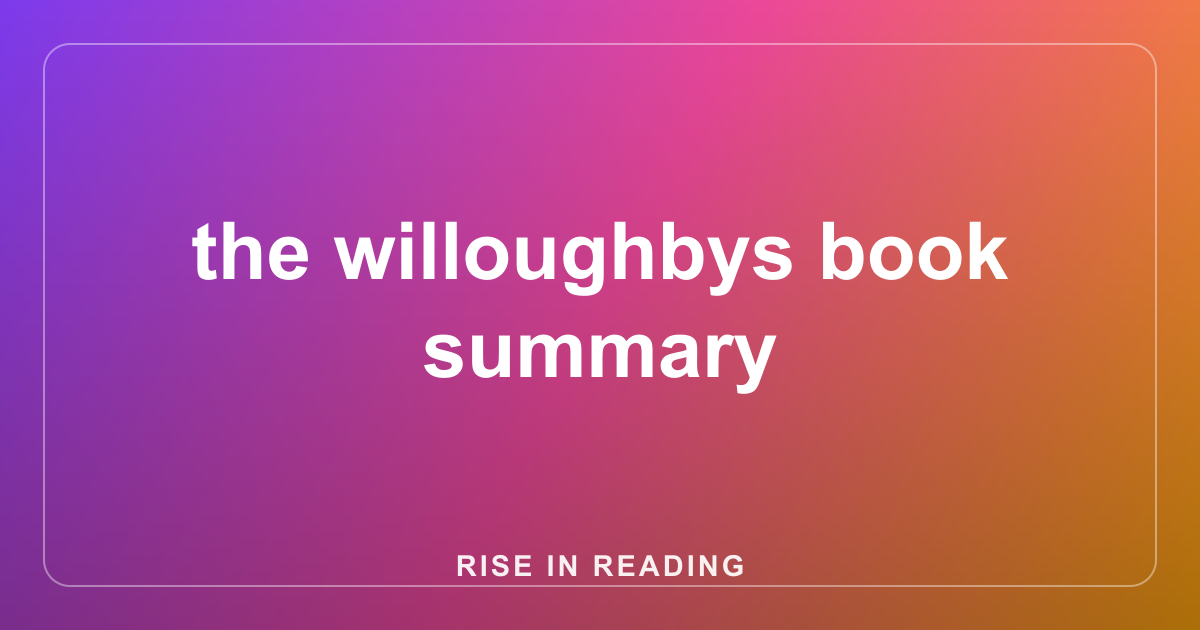 the willoughbys book summary