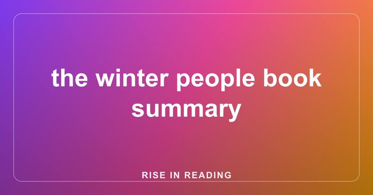 the winter people book summary