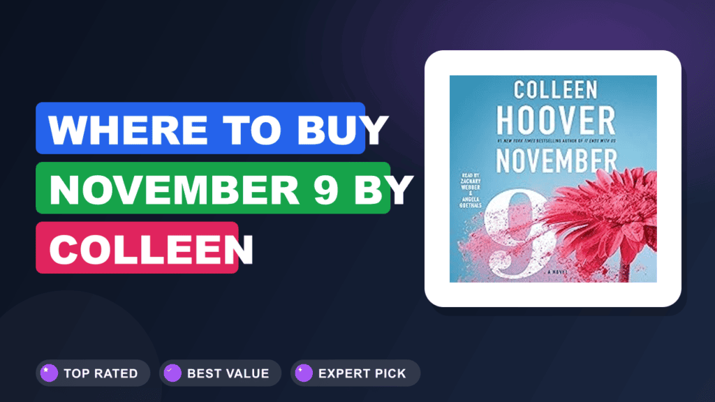 Where to Buy November 9 by Colleen Hoover: Top Deals Online