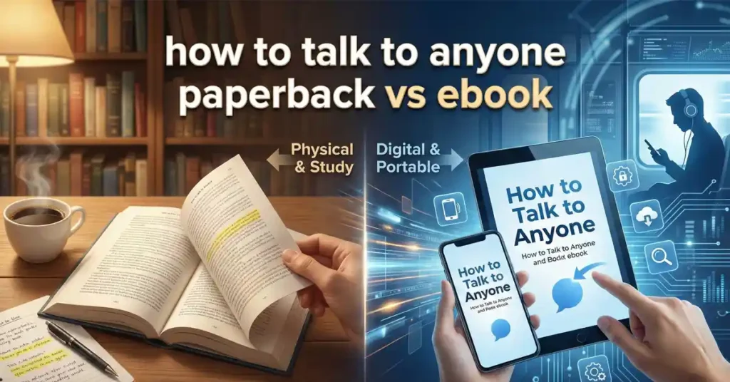 How to Talk to Anyone Paperback vs Ebook: Which is Best?