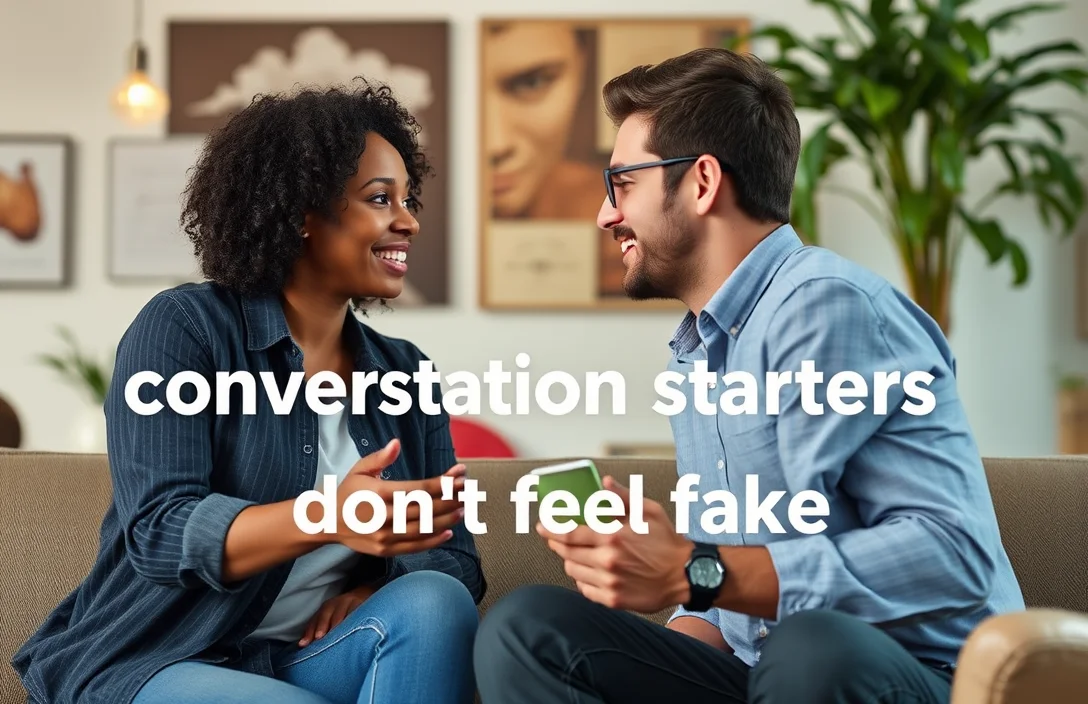 Authentic conversation starters