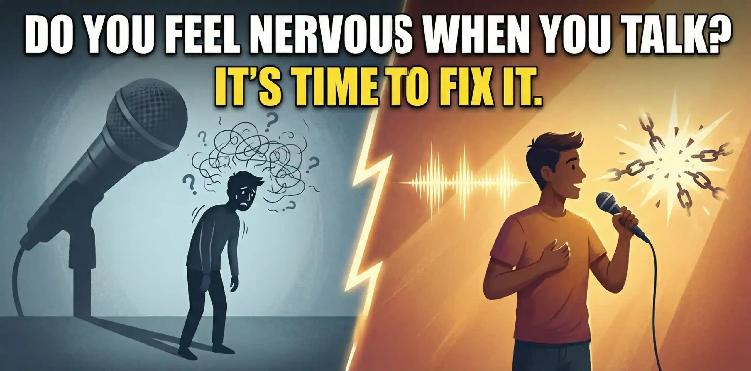 Feel nervous when you talk