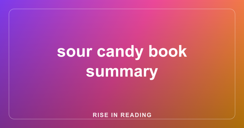 sour candy book summary