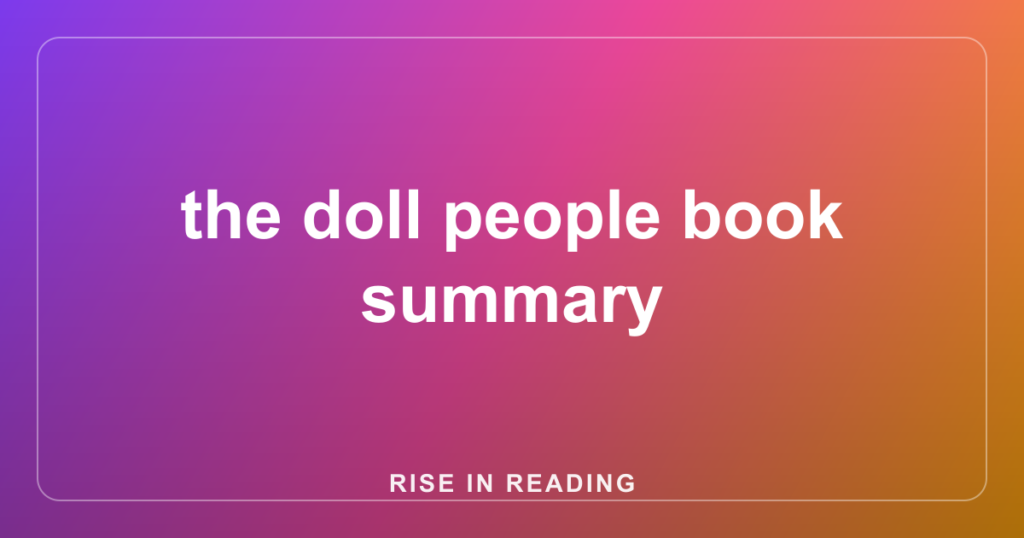 the doll people book summary