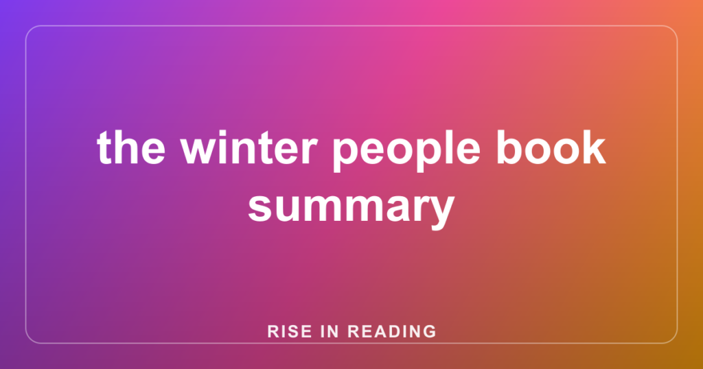 the winter people book summary